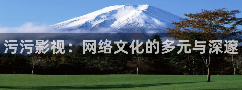 6080新视觉最新版：污污影视：网络文化的多元与深邃